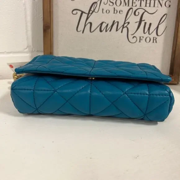 ZARA Quilted Chain Shoulder Bag Purse - Picture 9 of 12